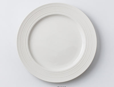 Plato de Restaurante Nórdico con Patrón Cepillado - Image 16