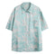Camisa Estampada con Patrón Dragón para Hombre