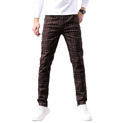 Pantalones Casuales de Algodón Estilo Británico para Hombre - Image 5