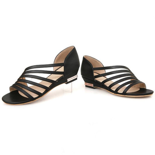 Sandalias Casuales para Mujer con Tacón Cuña Plano y Tiras Finas - Comodidad de Verano - Image 17