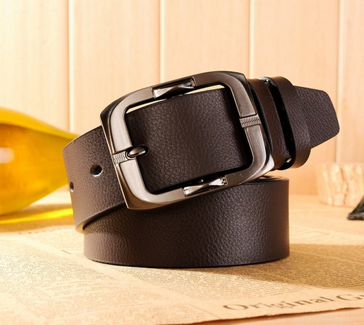 Cinturón de Cuero Premium para Hombre con Hebilla de Pasador - Image 3