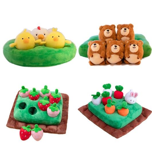 Juguete Interactivo de Peluche - Zanahoria con Sorpresas Escondidas - Image 3