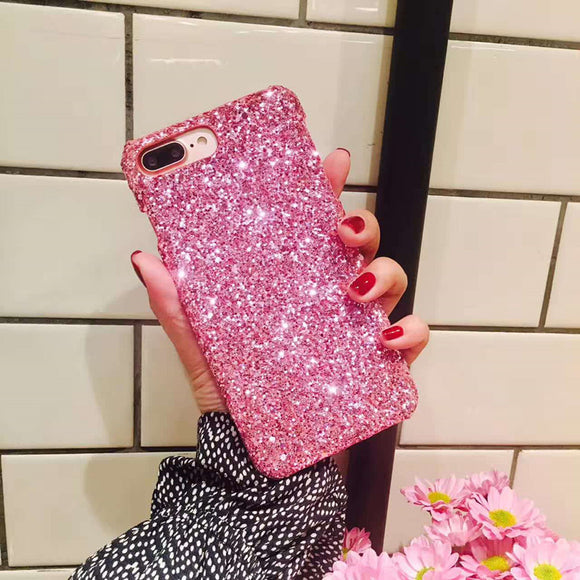 Funda para celular con lentejuelas brillantes