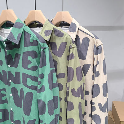 Chamarra de Algodón con Estampado de Letras para Hombre - Image 2
