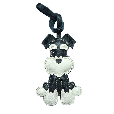 Llavero Schnauzer Cosido a Mano para Auto - Image 8