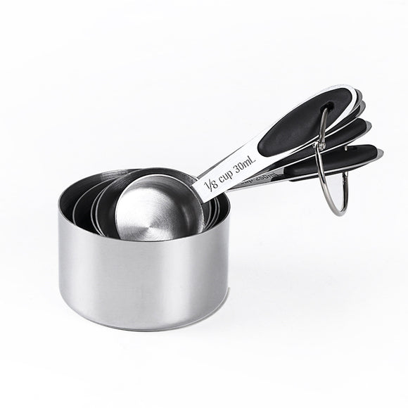 Juego de Tazas y Cucharas Medidoras