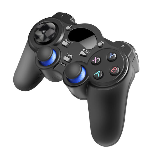 Black wireless gamepad with dual analog joysticks, D-pad, and colorful A, B, X, Y action buttons. - Image 4