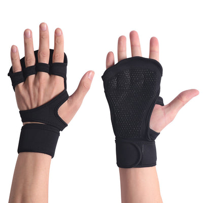 Guantes de Entrenamiento Fitness Antideslizantes y Transpirables de Medio Dedo - Image 9