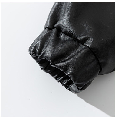 Chaqueta de Cuero para Hombre con Solapa Ancha - Estilo Moderno y Elegante - Image 4