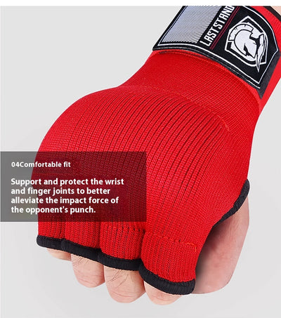 Guantes de Boxeo Medio Dedo con Vendaje Rápido y Protector de Mano - Image 20