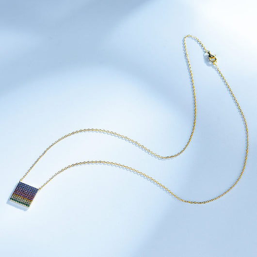 Dije Minimalista de Circón Cuadrado Plata 925 - Elegancia Personalizada - Image 9