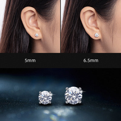 Aretes de Plata 925 con Moissanita 18K - Brillo Eterno - Image 6