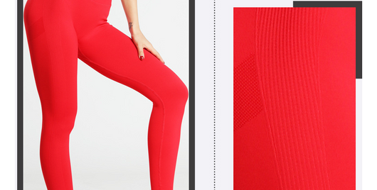 Leggings Yoga Ajustados sin Costuras en Tono Durazno - Image 7