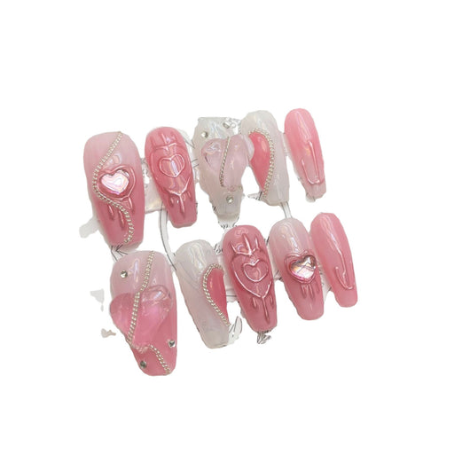 Tabletas Realzadoras de Uñas Sweet Love - Desmontables y Duraderas - Image 3