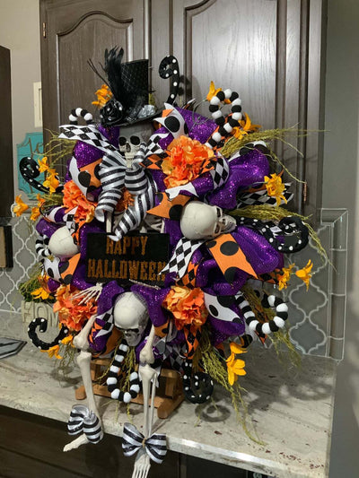 Guirnalda de Halloween para Puerta - Decoración Colgante Terrorífica - Image 10