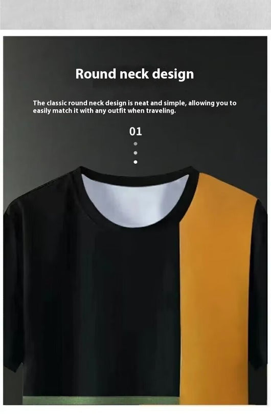 Camiseta Manga Corta Ice Silk para Hombre - Verano - Image 9