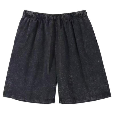Shorts Casuales Relajados Desteñidos para Hombre - Image 10