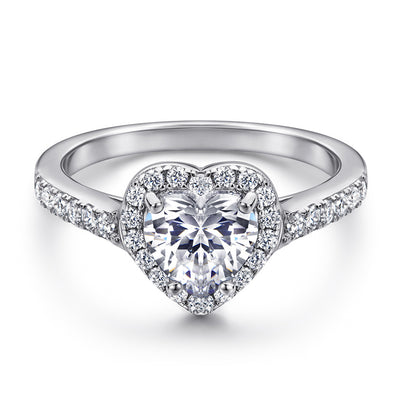 Anillo de Corazón en Plata 925 con Circonita - Elegancia y Brillo Duradero - Image 10