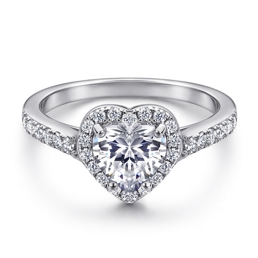 Anillo de Corazón en Plata 925 con Circonita - Elegancia y Brillo Duradero - Image 10
