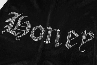 Body Halter con Letras y Strass Plisado - Image 6