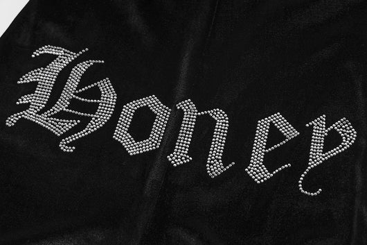 Body Halter con Letras y Strass Plisado - Image 6