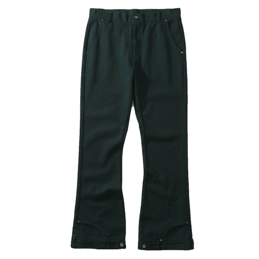 Pantalones Overol Hombre Trendy Pierna Ancha Casual Sólido - Image 8