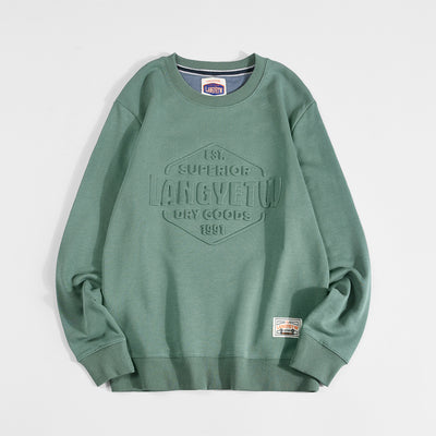 Sudadera Oversize de Algodón con Estampado Vintage - Image 10