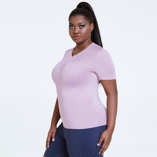 Conjunto de Yoga Primavera Verano Cuello V Minimalista - Image 7