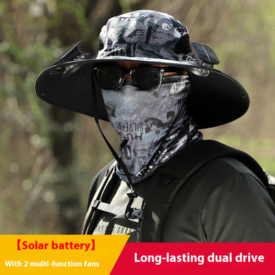 Sombrero Solar con Ventilador USB - Protección y Comodidad para Actividades Outdoor - Image 14
