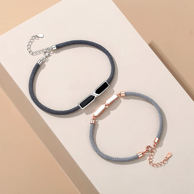 Pulseras Möbius de Plata Esterlina para Parejas - Diseño Exclusivo - Image 4