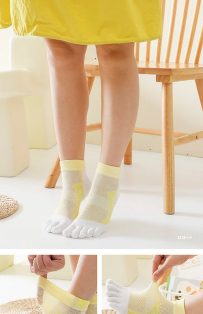 5 Pares de Calcetines Deportivos con Dedos Separados para Mujer - Malla Transpirable - Image 17