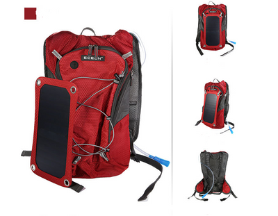 Mochila Solar para Ciclismo y Deportes Outdoor - Carga Rápida y Ligera