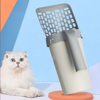 Set Arenero con Caja de Almacenamiento y Pala Inteligente para Gatos Perezosos - Image 2