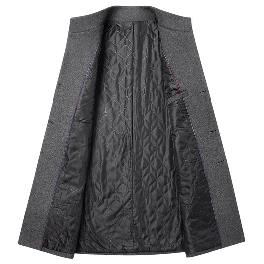 Abrigo de Lana para Hombre Largo Elegante - Image 2