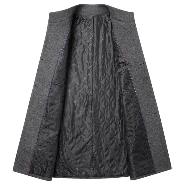 Abrigo de Lana para Hombre Largo Elegante