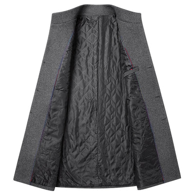 Abrigo de Lana para Hombre Largo Elegante - Image 2