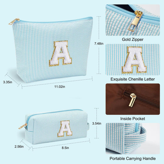 Neceser de Viaje Bordado con Letras - Almacenamiento Portátil - Image 13