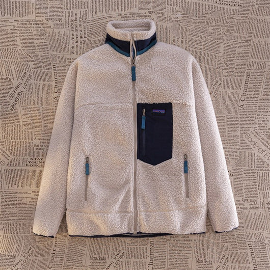 Chaqueta de Cordero Doble Faz Acolchada para Hombre - Image 4