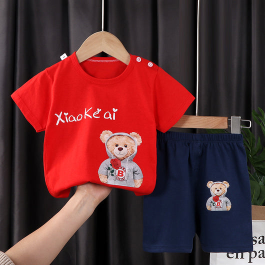 Conjunto de Dos Piezas en Algodón con Mangas Cortas para Niños y Niñas - Image 11
