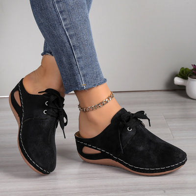 Sandalias Deportivas Mujer Verano con Cuña y Encaje - Chanclas Huecas Transpirables - Image 9