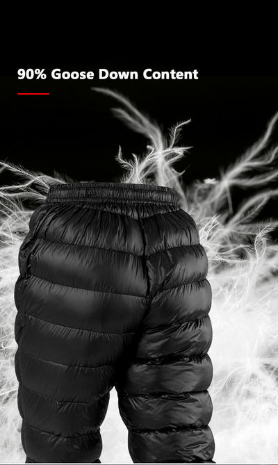 Pantalones de Plumón de Ganso Blanco para Invierno - Ultraligeros - Image 6