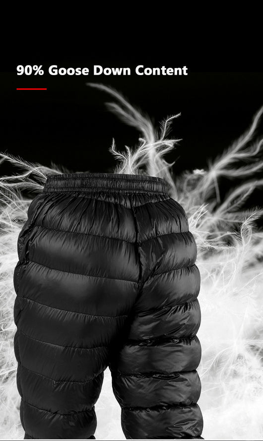 Pantalones de Plumón de Ganso Blanco para Invierno - Ultraligeros - Image 6