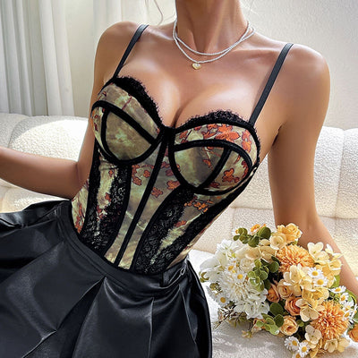 Top Corset Escotado con Tirantes Ajustables y Varillas de Soporte - Image 16