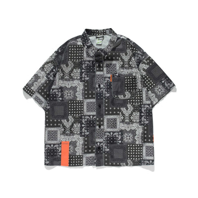 Camisa Étnica Estampada de Manga Corta - Image 6