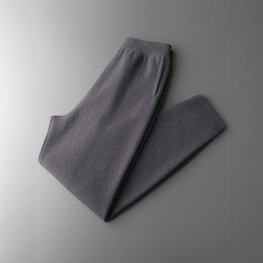 Pantalones de Cachemira Gruesa Talle Alto para Hombre - Image 3