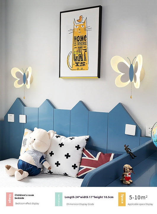 Lámpara de Pared Mariposa Infantil - Luz LED para Dormitorio Niños - Image 13