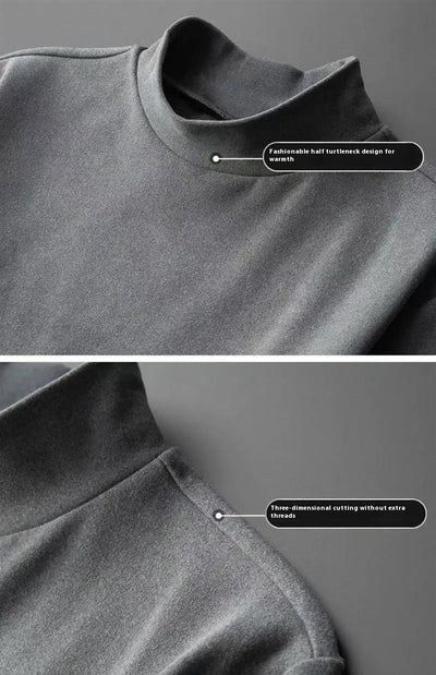 Camiseta Cuello Alto Manga Larga Hombre Otoño - Image 19