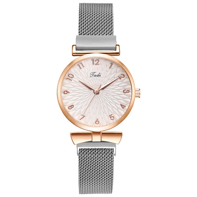 Reloj de Pulsera Dama con Malla Elegante y Movimiento de Cuarzo - Image 14