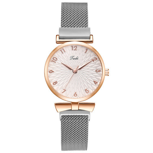 Reloj de Pulsera Dama con Malla Elegante y Movimiento de Cuarzo - Image 14
