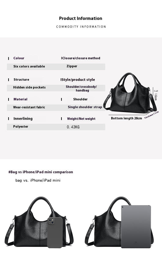 Bolso Crossbody Mujer Gran Capacidad - Elegante y Funcional - Image 15